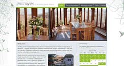 Desktop Screenshot of millhayes-devon.com